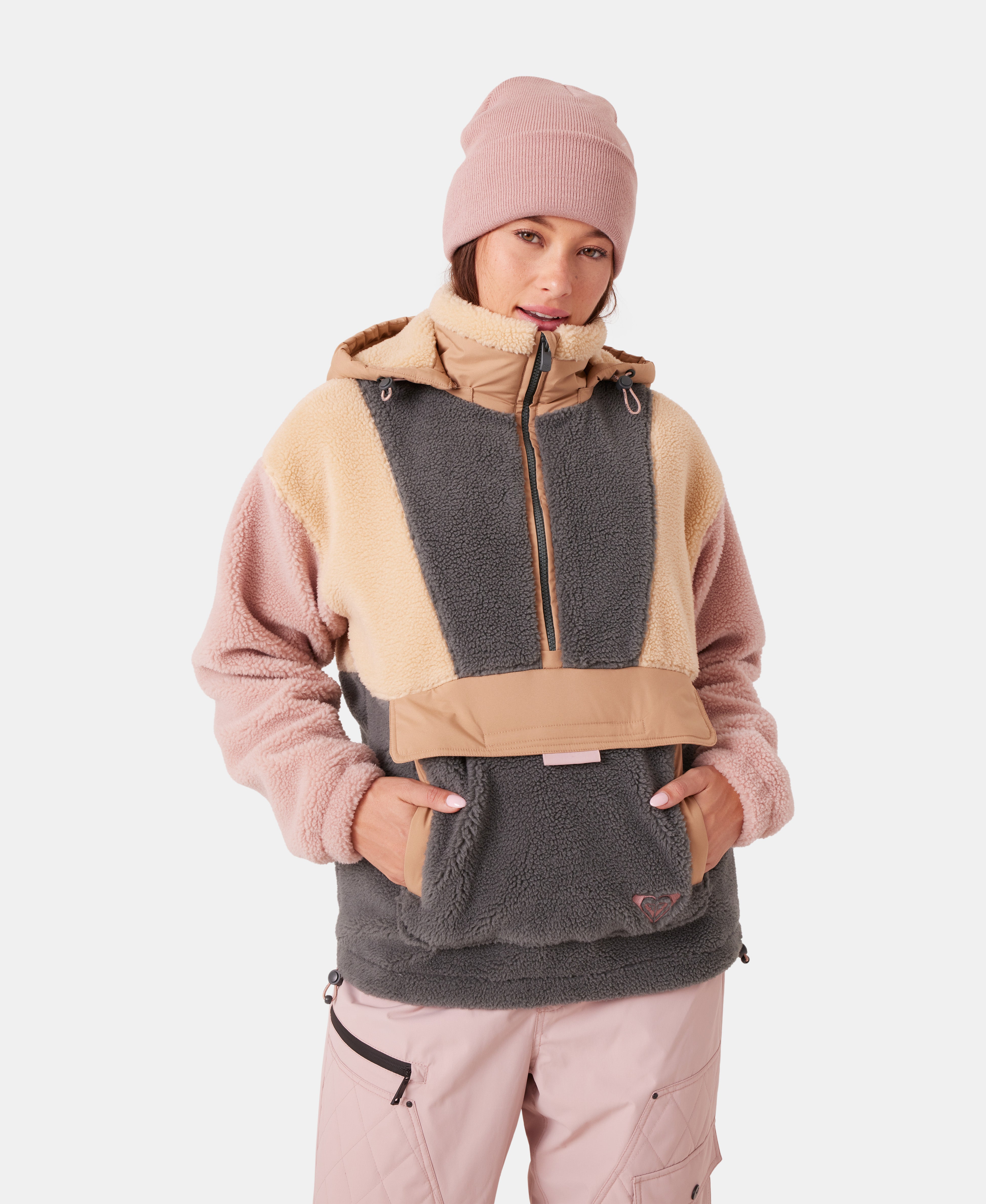 Rita Half Zip Sherpa Anorak - Image 4