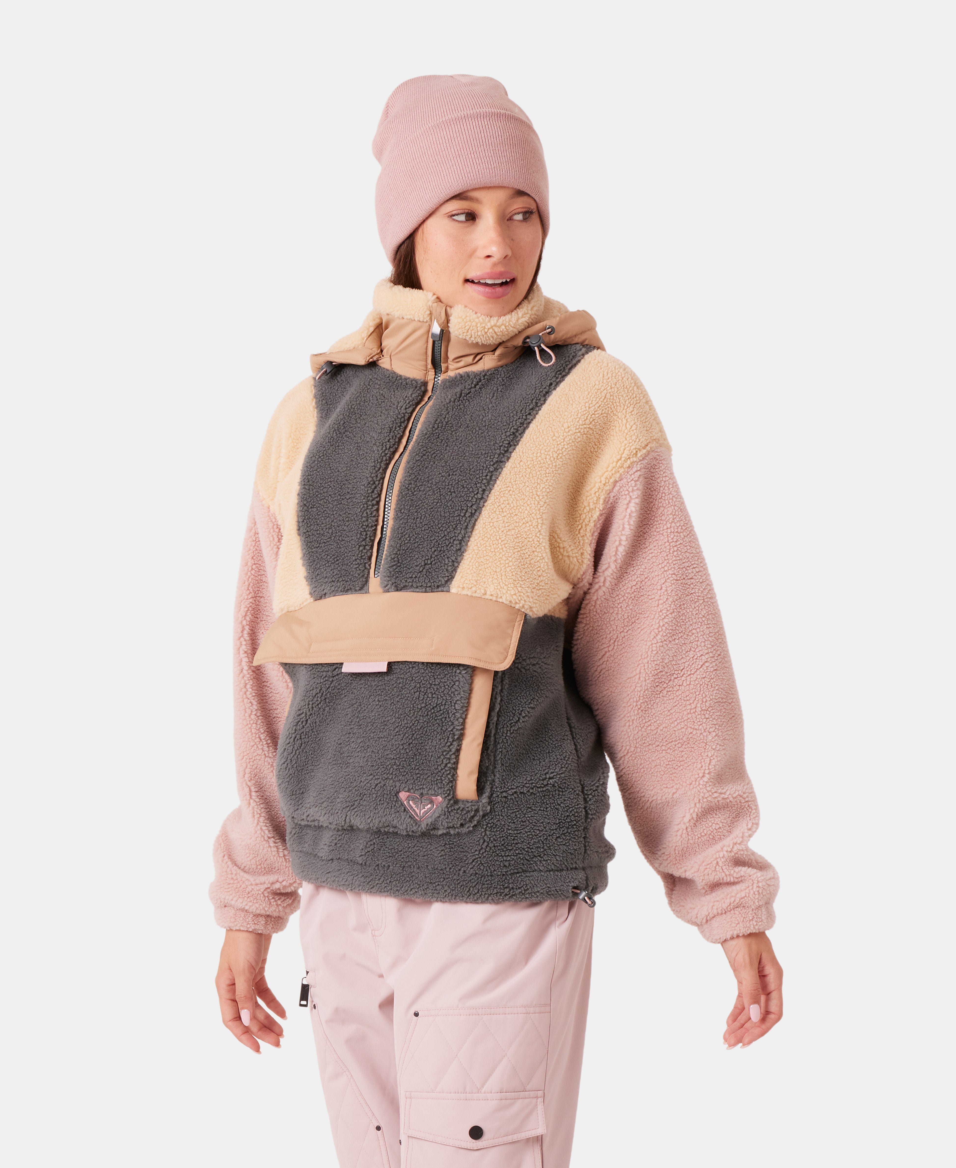Rita Half Zip Sherpa Anorak - Image 5