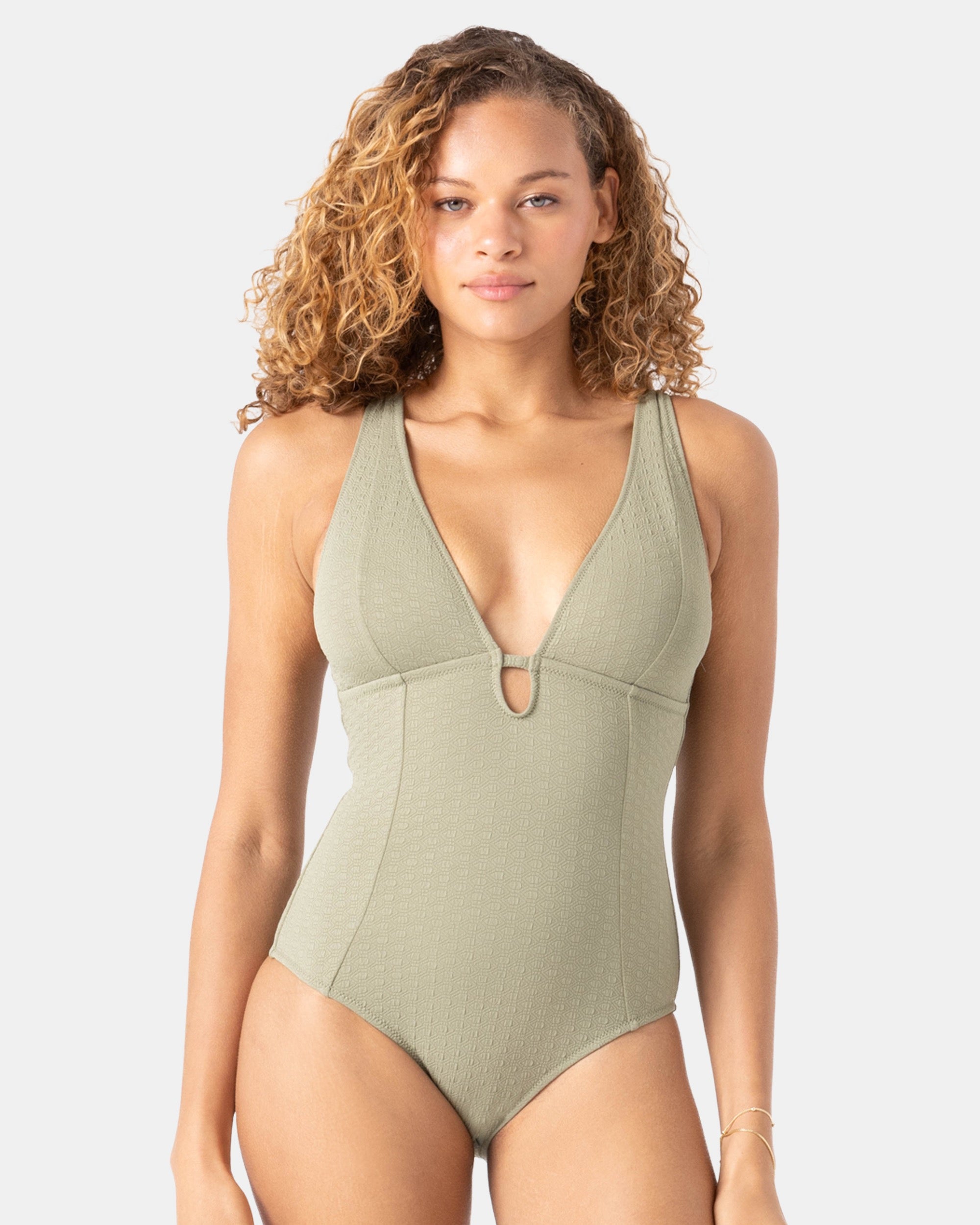 Haleiwa Plunge One Piece Swimsuit - Image 5