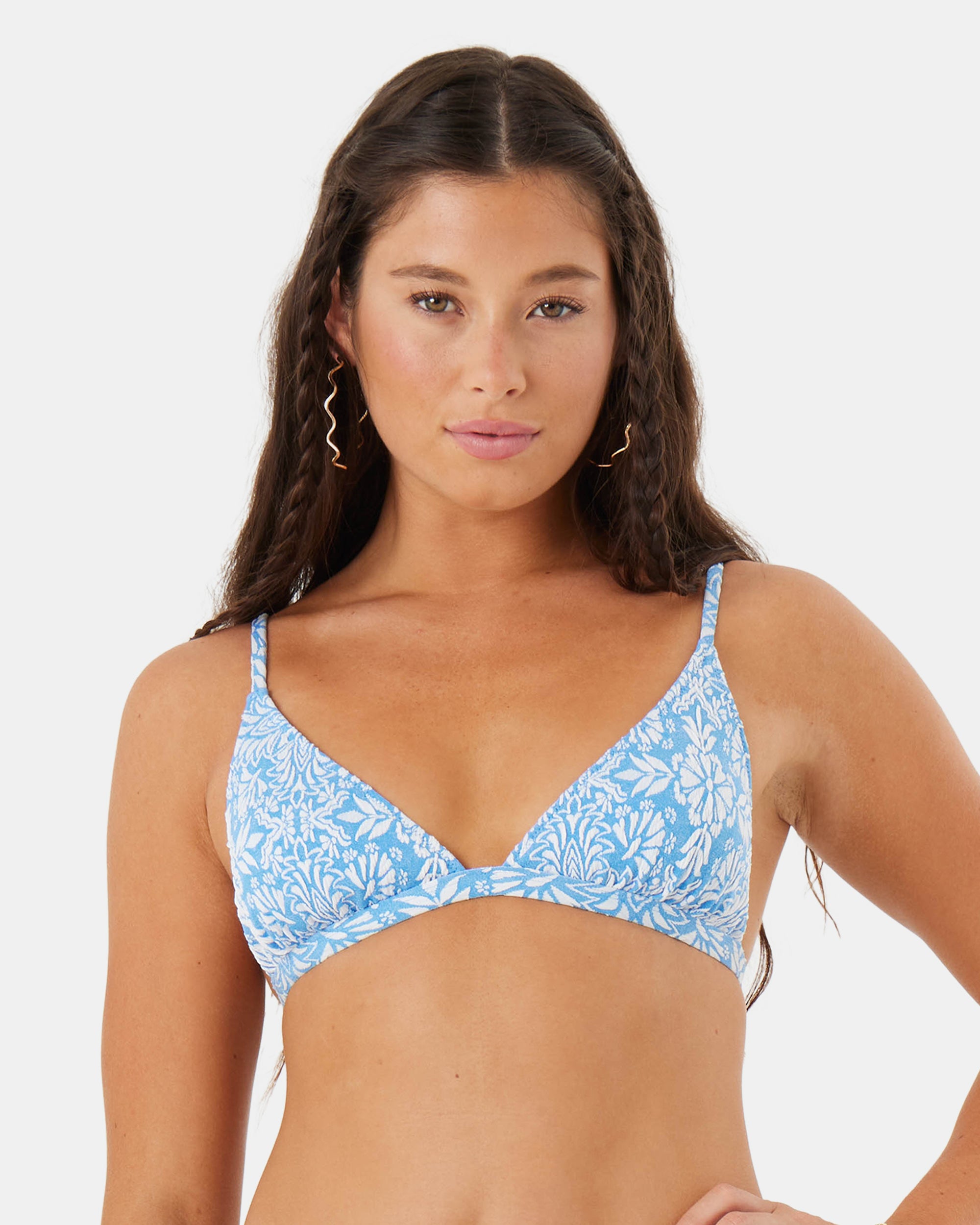 Tile Tranquility Fixed Triangle Bikini Top - Image 3