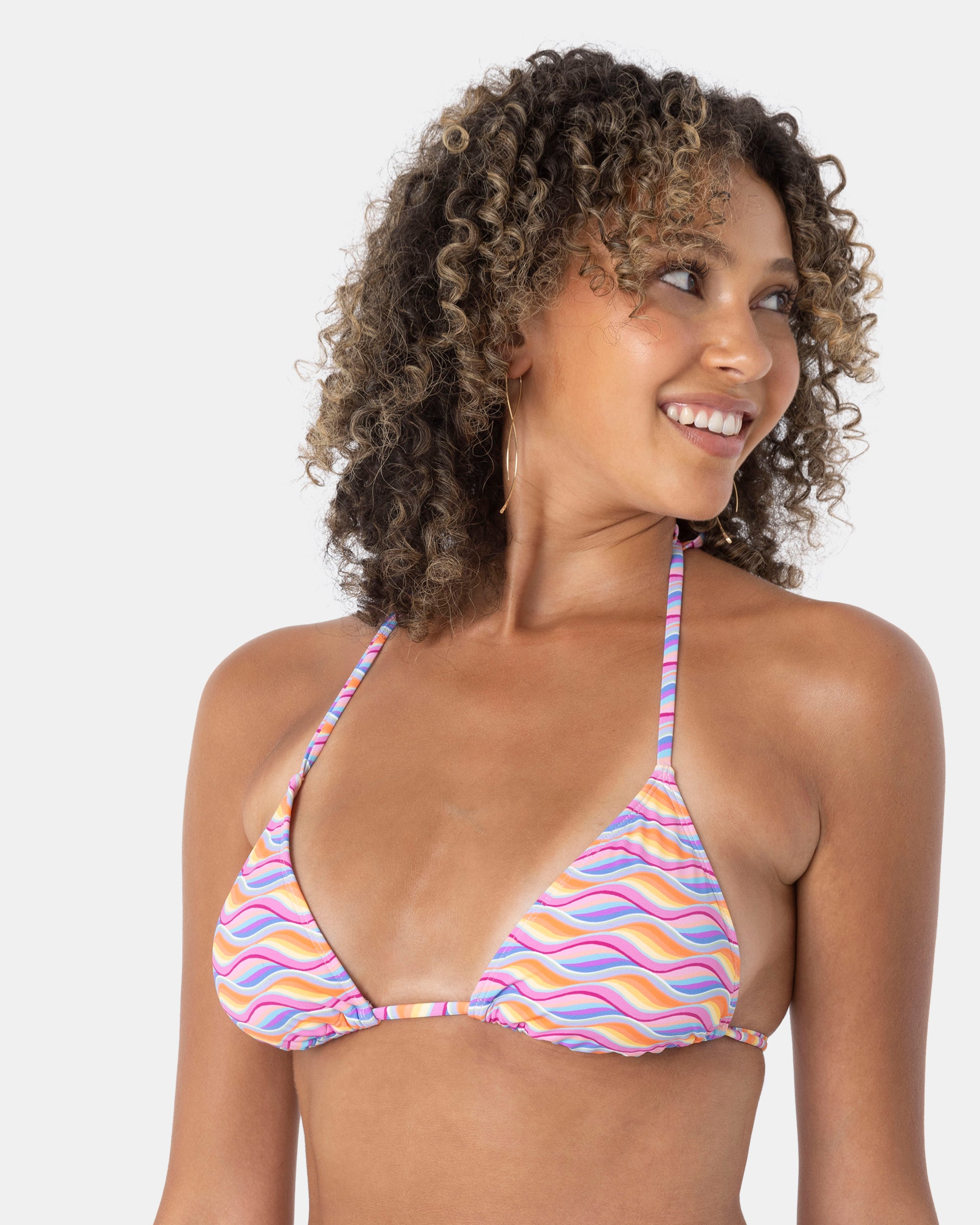 High Tide Tiki Triangle Bikini Top - Image 3