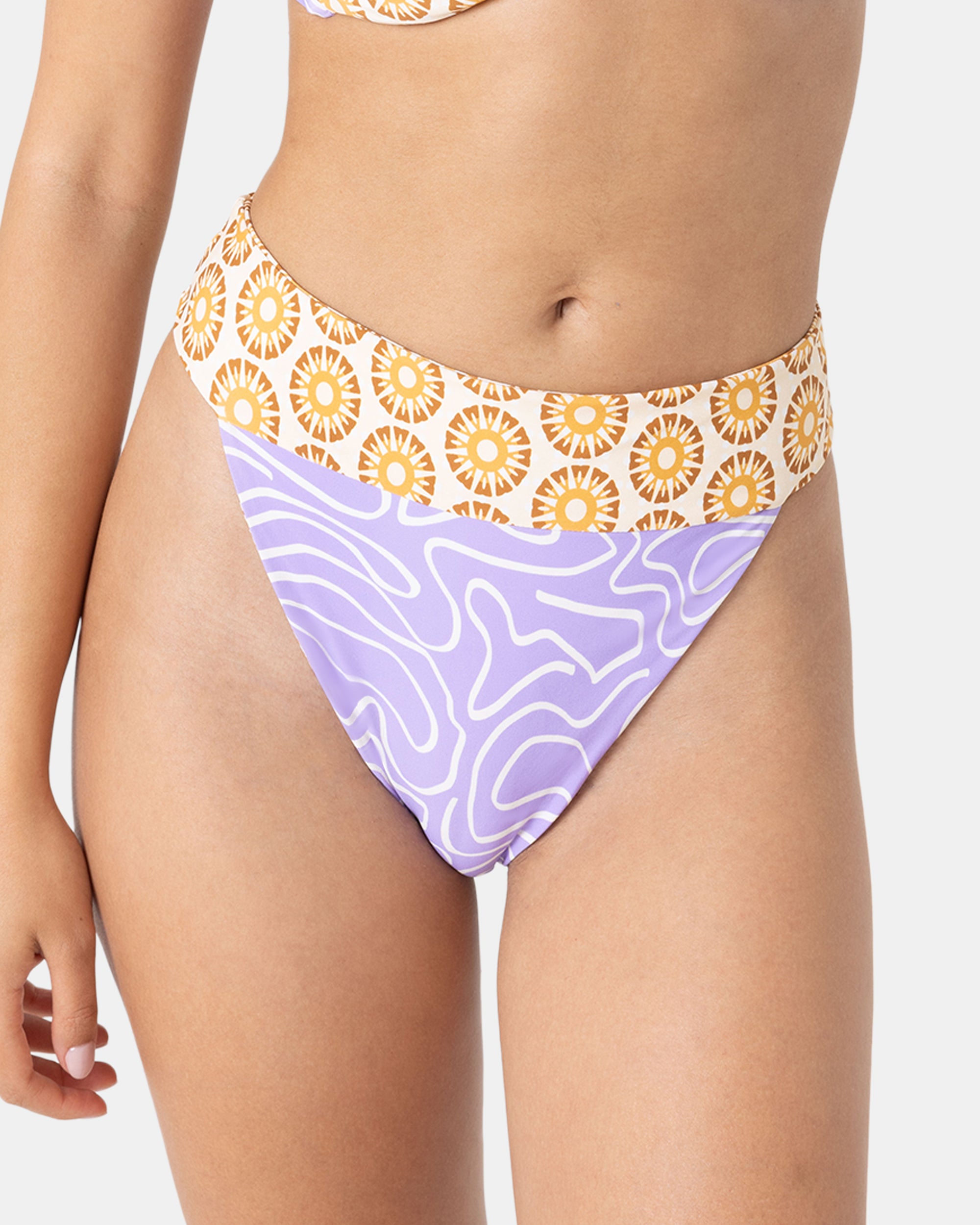 Sunshine State Of Mind Banded Moderate Bikini Bottom