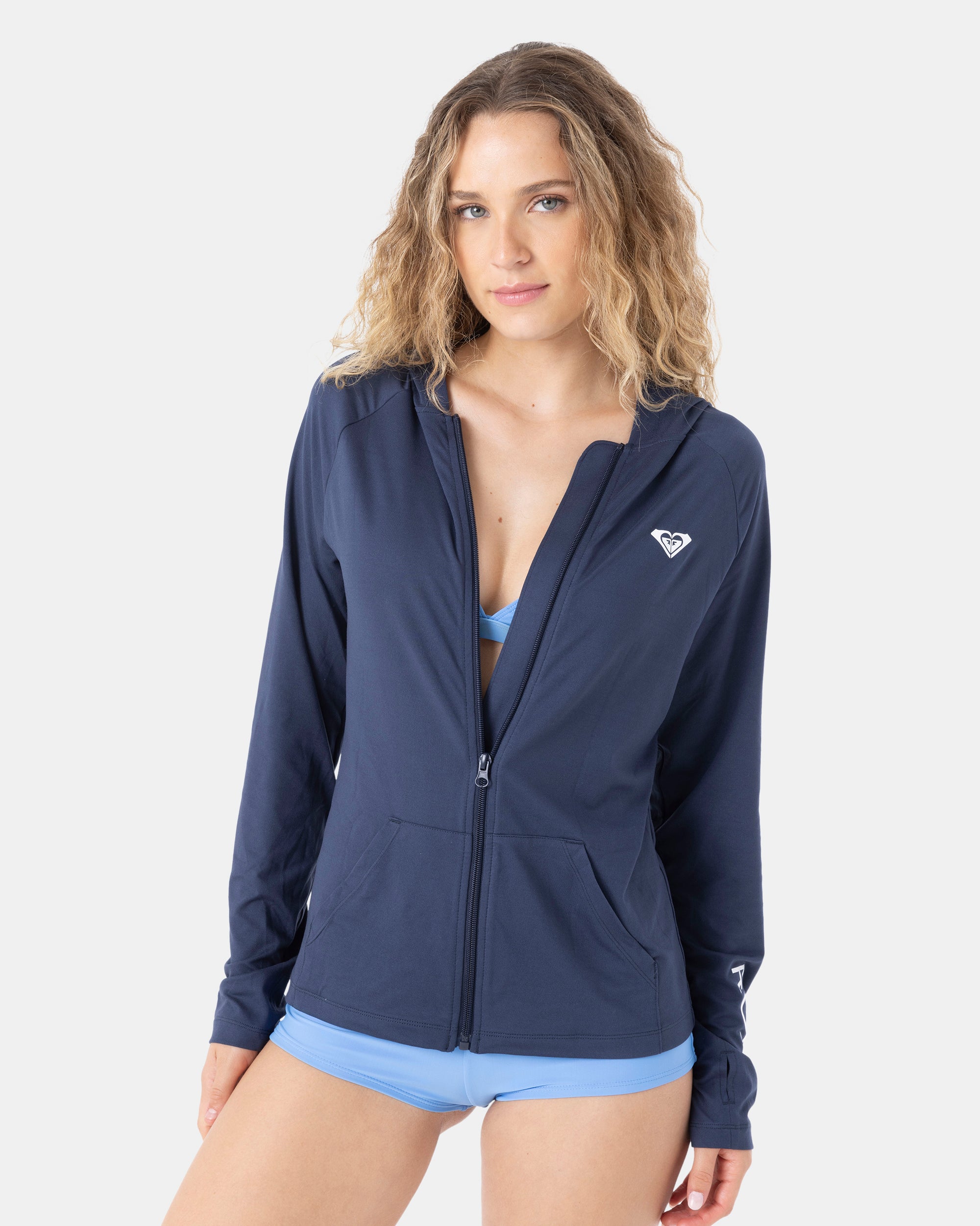 Long Sleeve Hoodie Zipped Rashguard