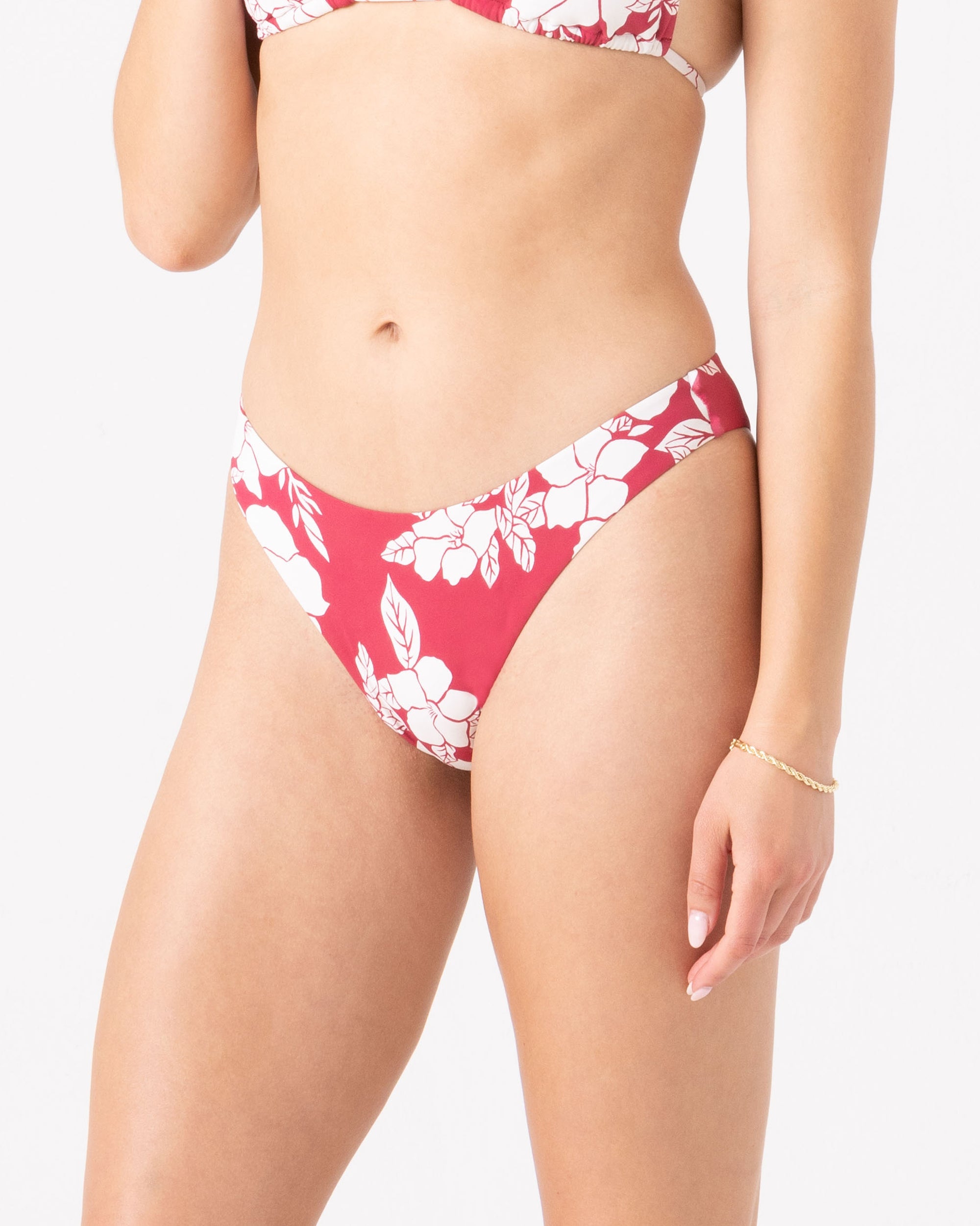 Hibiscus Hideaway Scoop Cheeky Bikini Bottom - Image 3
