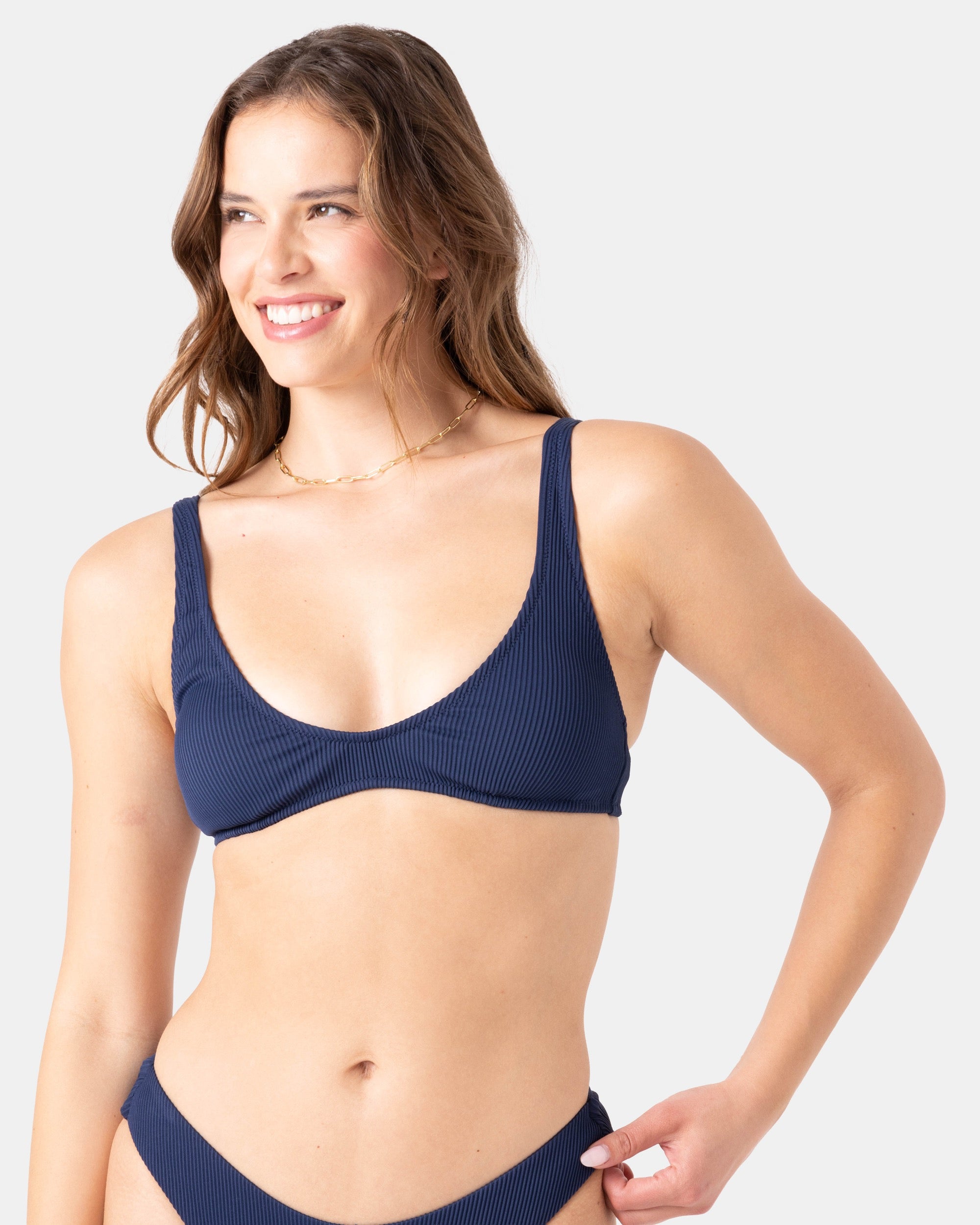 Rib Roxy Love Scoop Bralette - Image 4