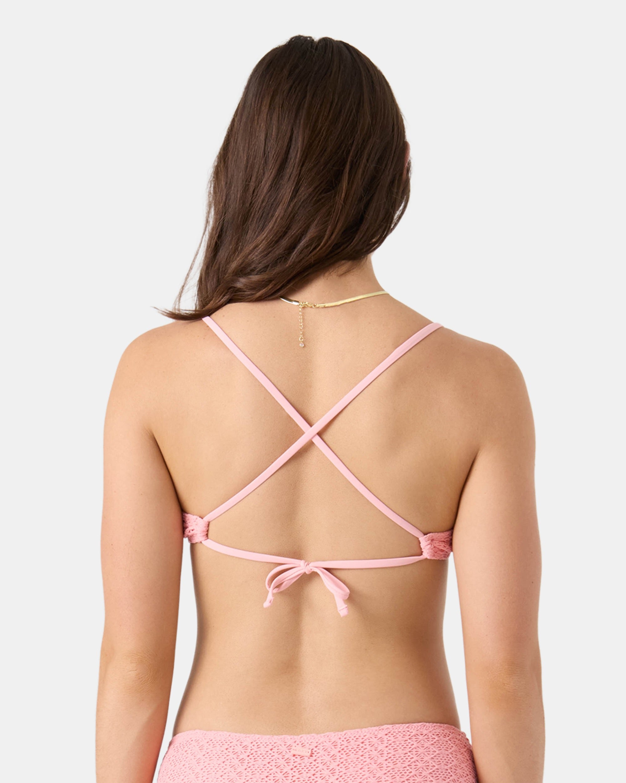 Crochet Athletic Triangle Bikini Top - Image 2