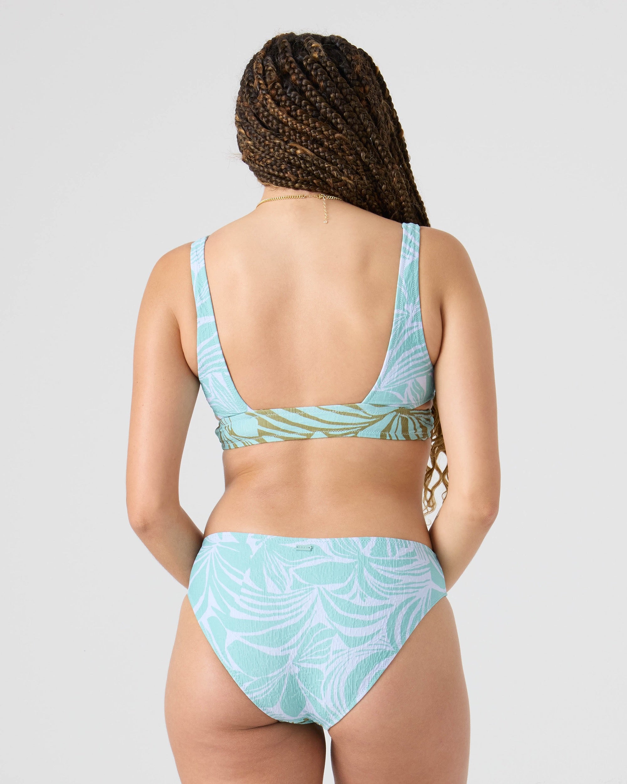 Sea Bloom Cut Out Bralette Bikini Top - Image 4