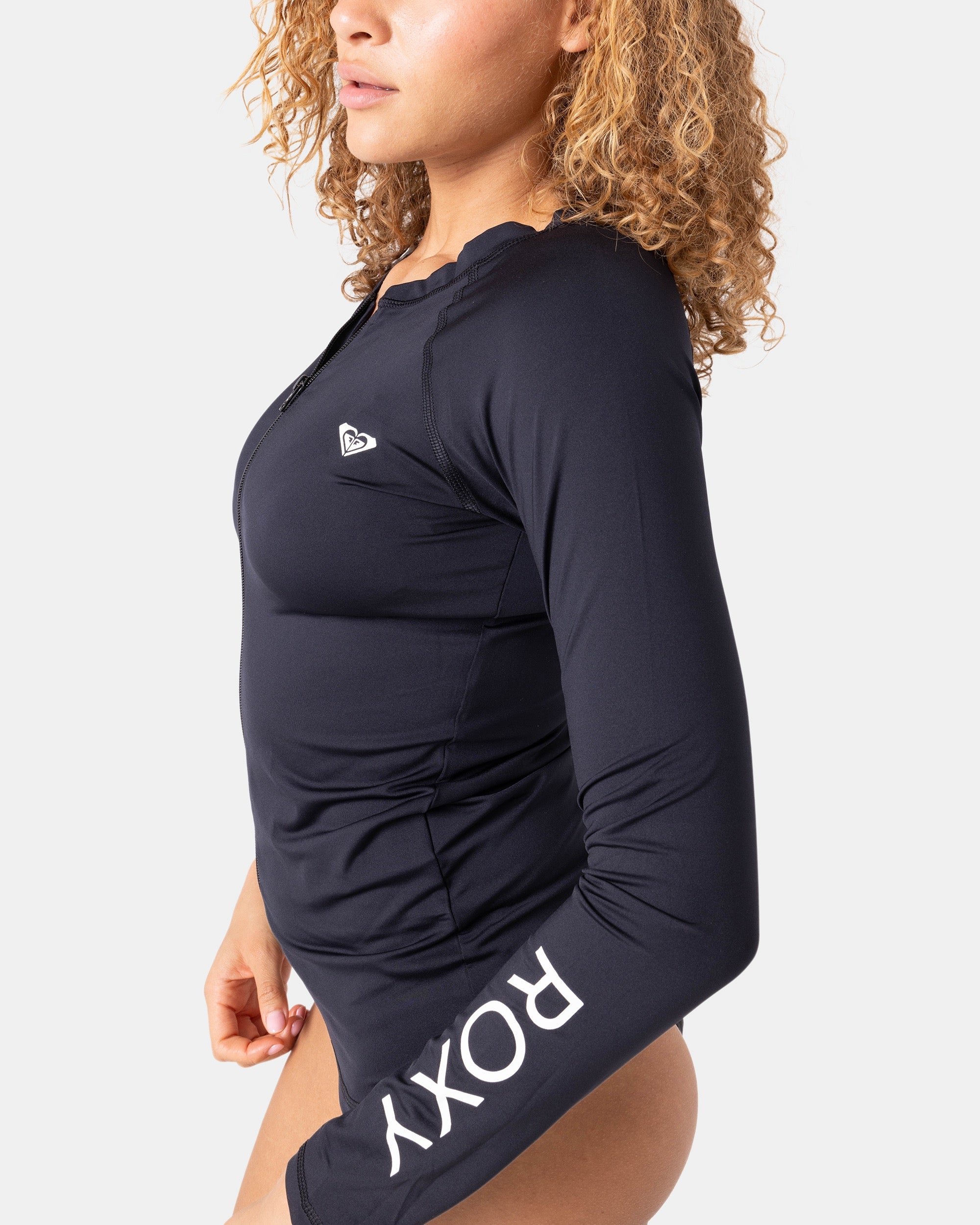 New Essentials Ls Zip Rashguard - Image 5