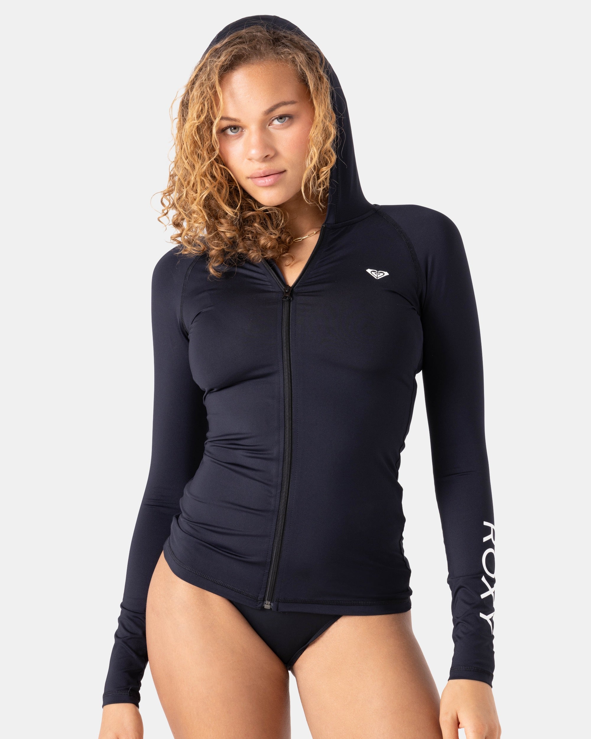 New Essentials Ls Zip Hooded