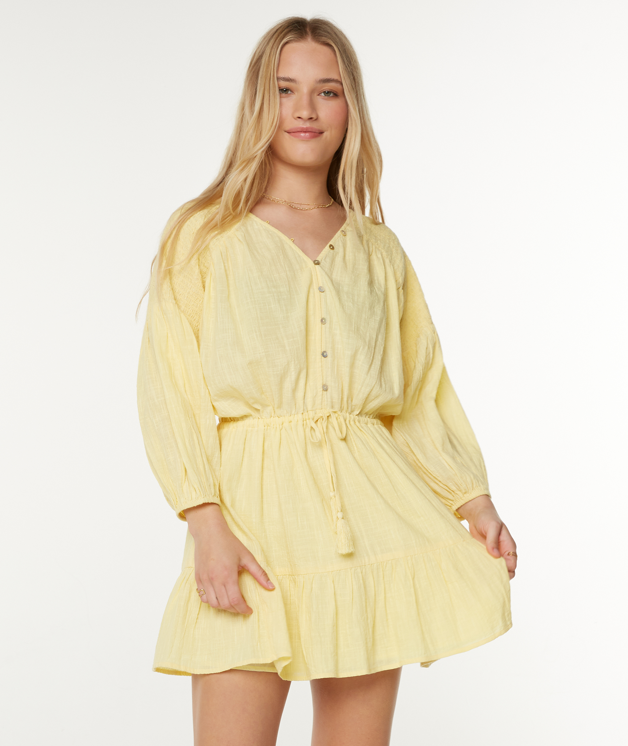 Bright Lotus Mini Dress
