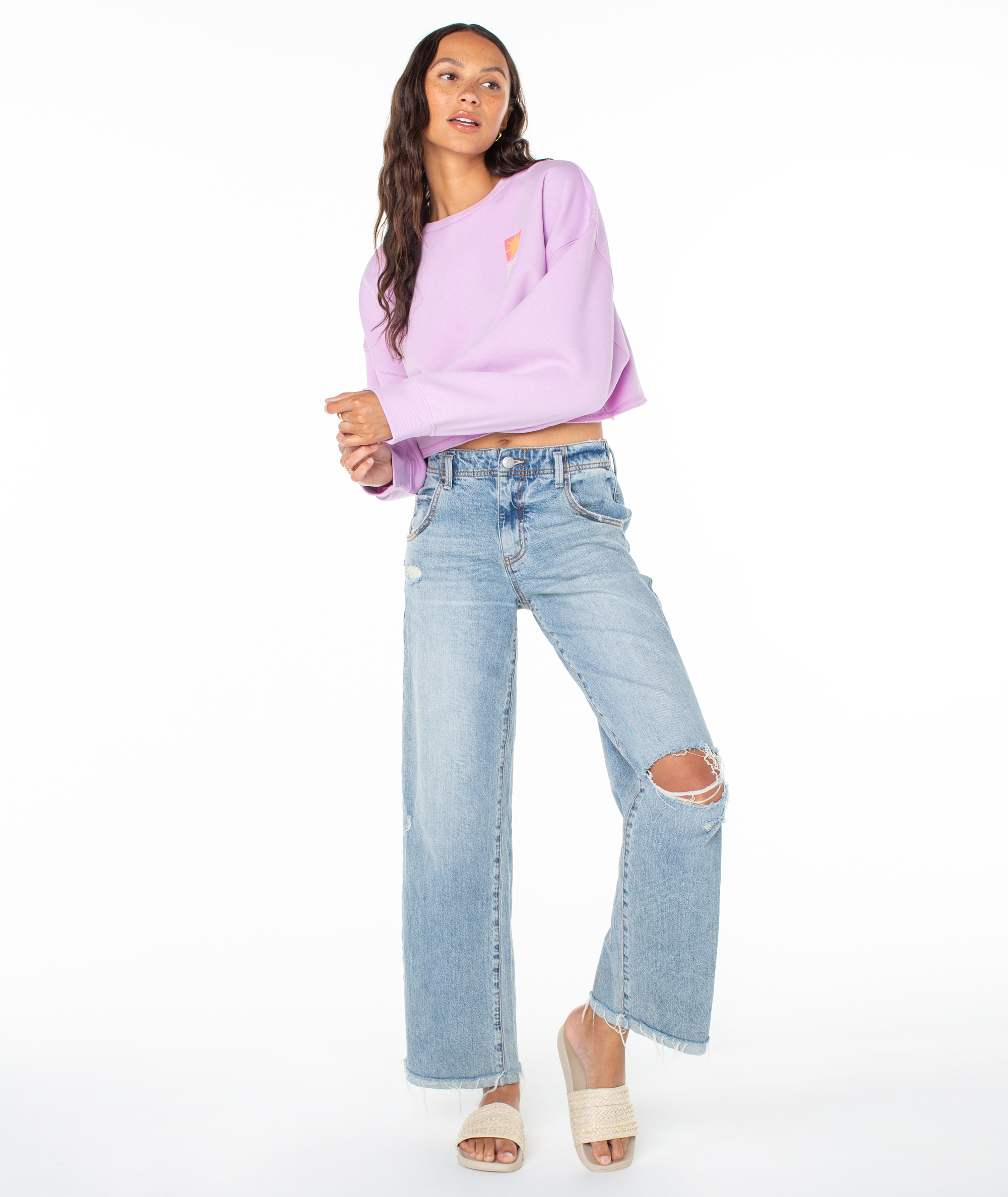 Morning Hike Cropped Crewneck - Image 3