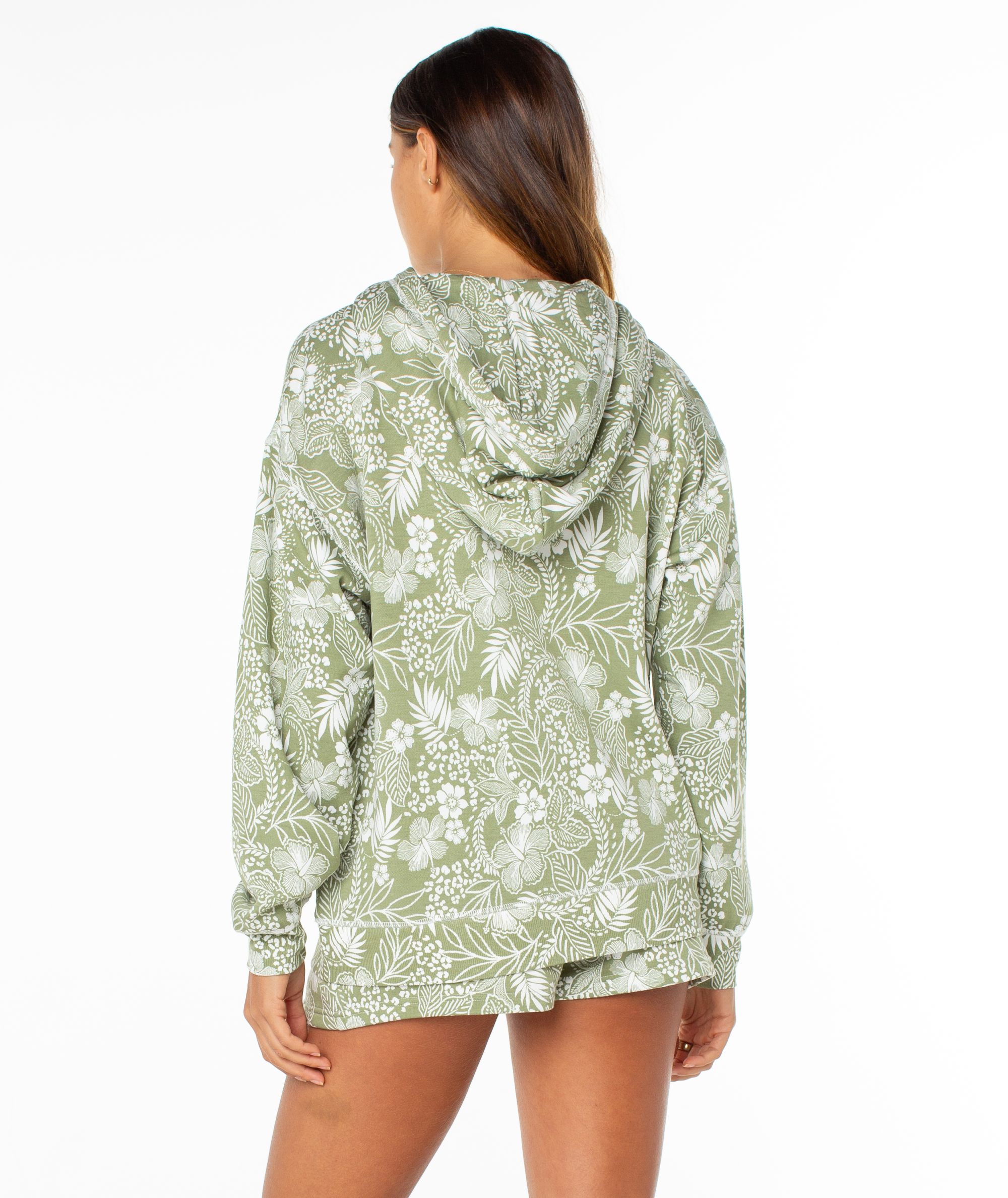 Surfing By Moonlight Printed Hoodie - Image 4