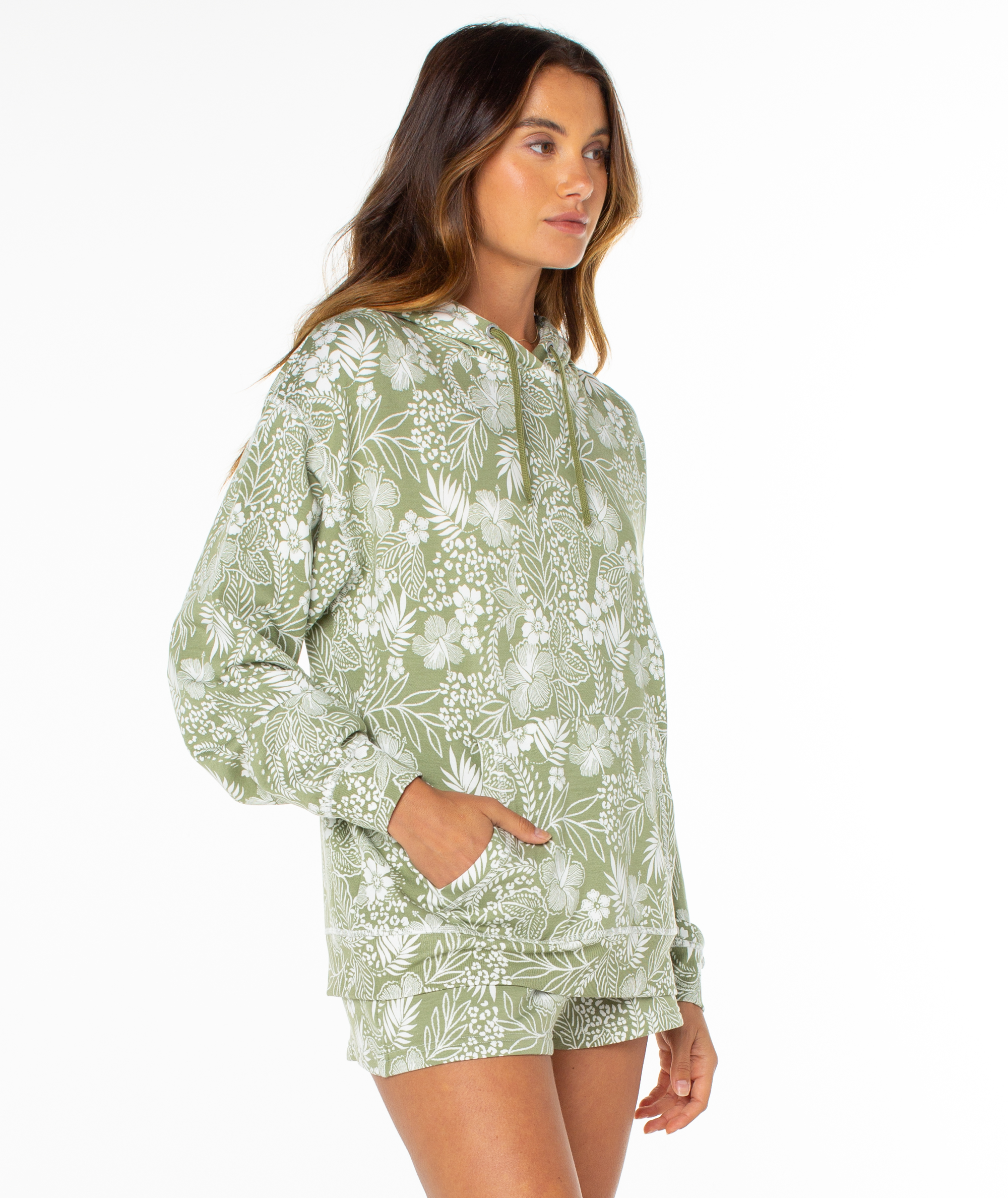 Surfing By Moonlight Printed Hoodie - Image 3