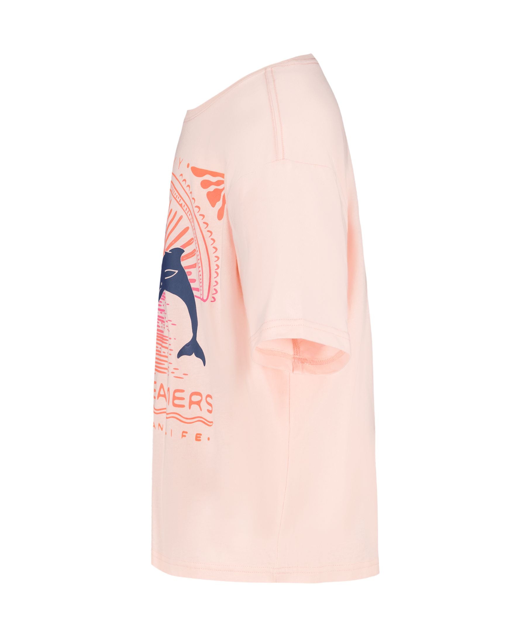 Little Girls' Ocean Life Oversized Tee - Image 4