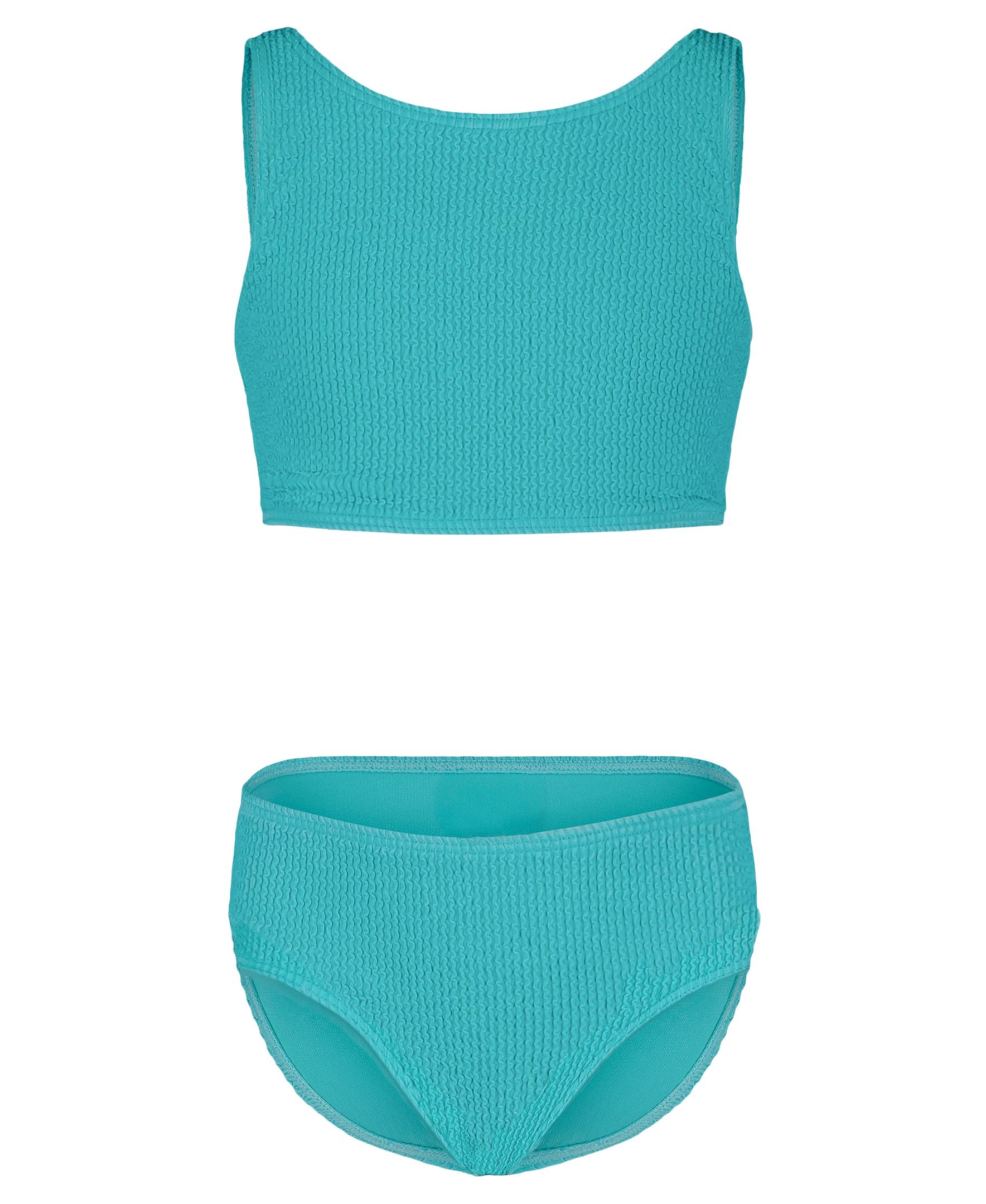Girls' Crinkle Texture Bikini Set