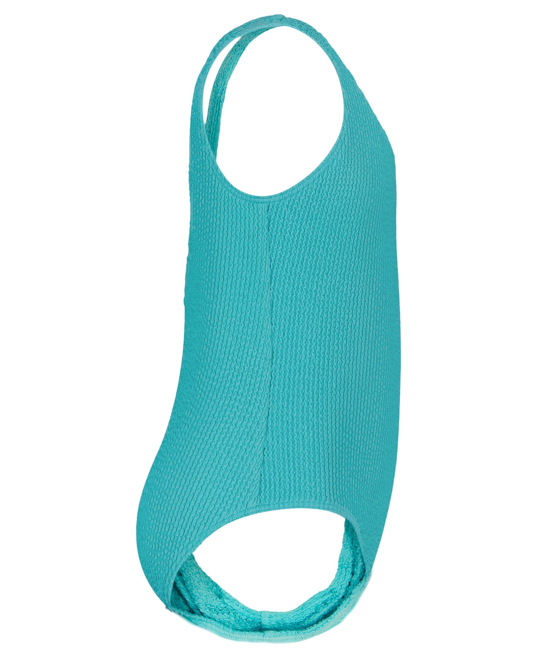 Girls' Crinkle Texture One Piece Swimsuit - Image 3