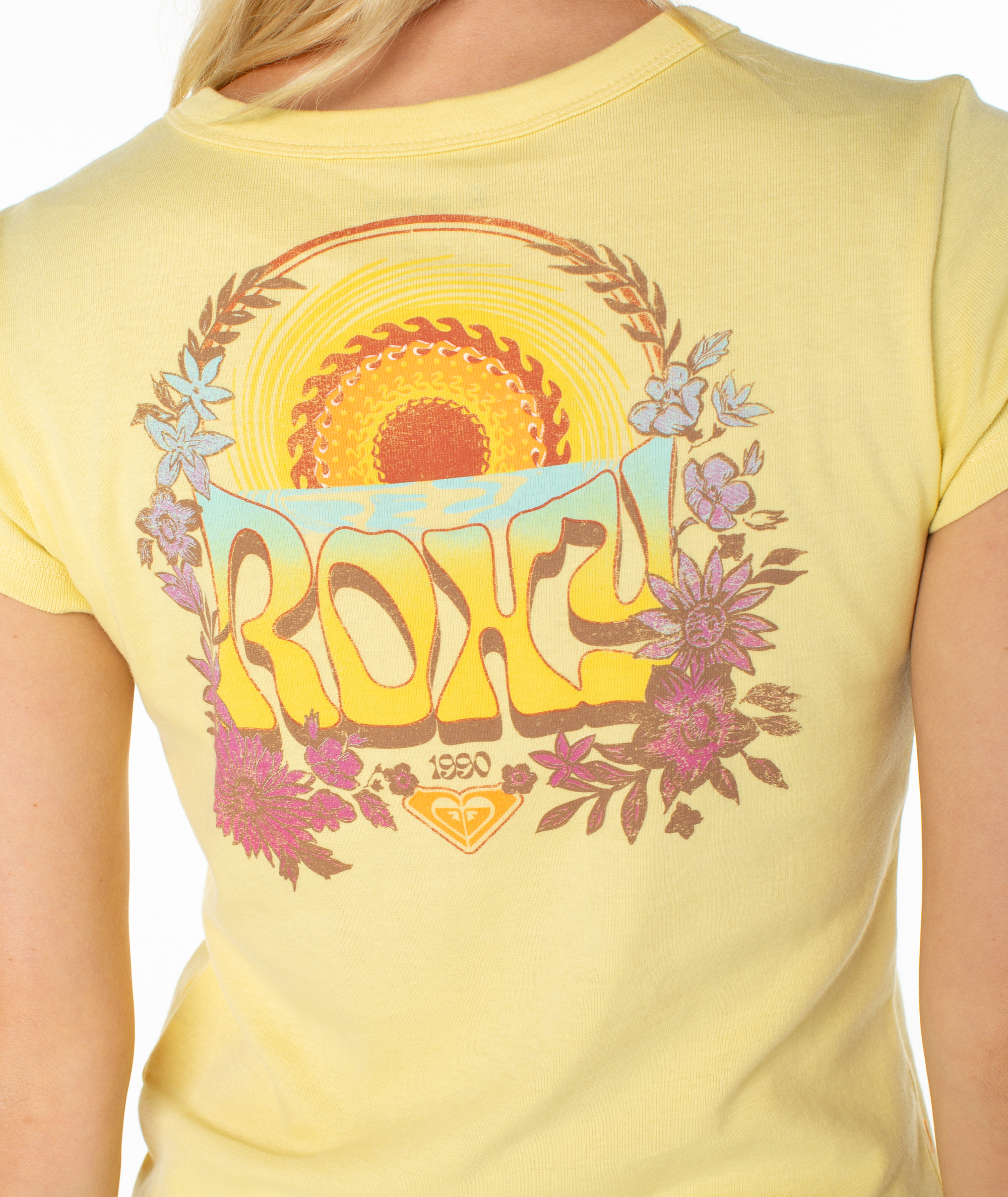 Tribal Sunset 90S Baby Tee - Image 5