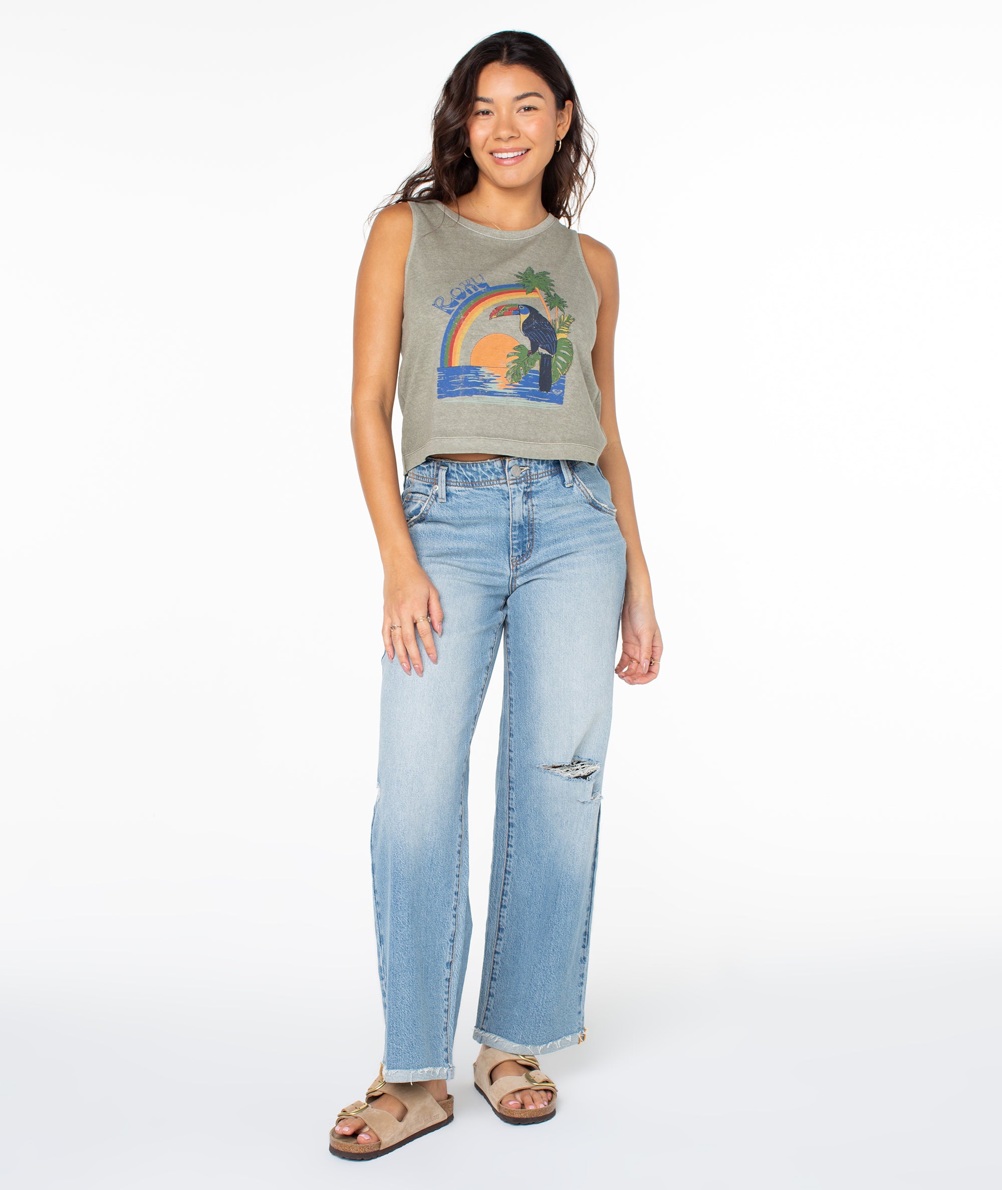 Vintage Toucan Wildflower Tank - Image 5