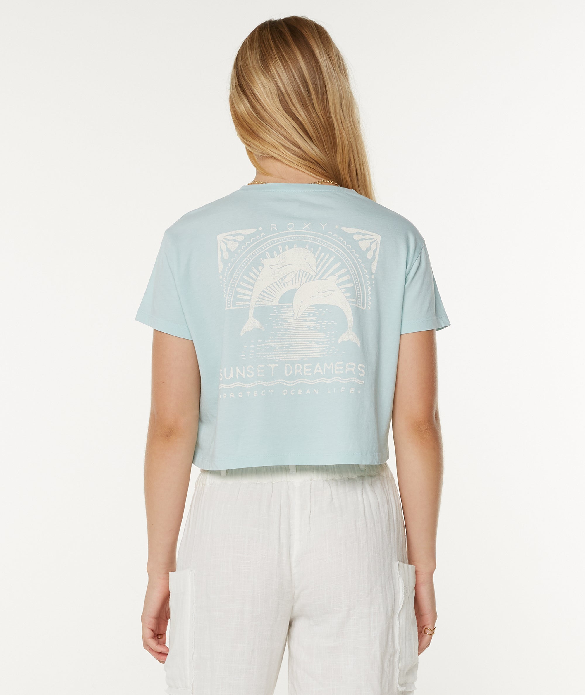 Sunset Dreams Cropped Boxy Tee