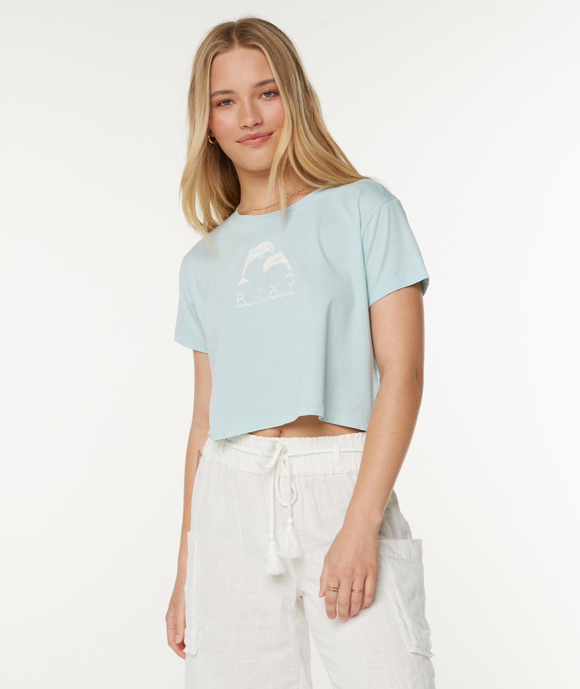 Sunset Dreams Cropped Boxy Tee - Image 2